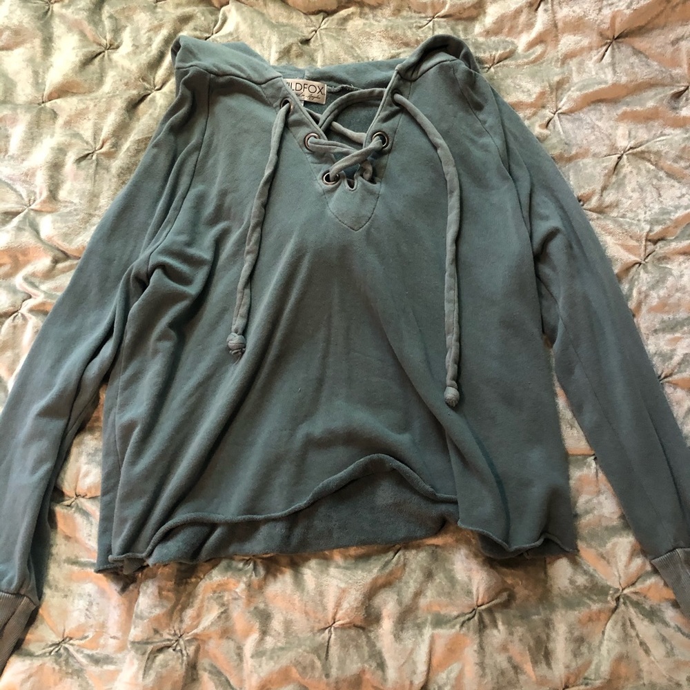 Teal hoodie
